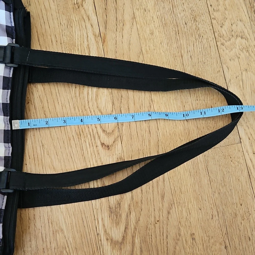 Hello Kitty Black and White Gingham Tote